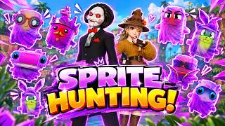 SPRITE HUNTING WITH MY GIRLFRIEND 💕 | Fortnite Live