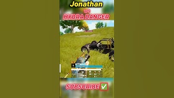 HYDRA DANGER 🐉 VS JONATHAN 😱 #shorts #bgmi #shortvideo  #hydradanger #jonathan
