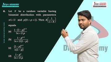IIT JAM MS 2022 Q. 06 Solution | Distribution Theory | Question Discussion | Dips Academy