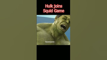 Hulk Joins Squid Game #squidgame #hulk #marvel #shorts