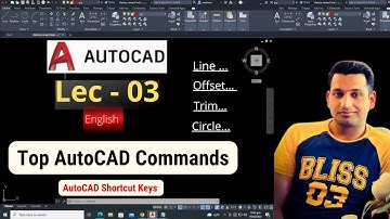 AutoCAD Tutorials | AutoCAD Top 5 Commands | AutoCAD Commands & Shortcut Keys