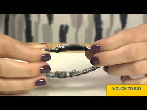 ESQ by Movado Swarovski Crystals Mother of Pearl Dial 07101374. 