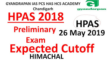 HPAS Cut off 26 MAY 2019| HPAS Preliminary cut off 2018| HAS cut off 2018|for General, SC, ST,