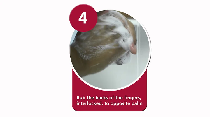 Six-step technique for handwashing effectively