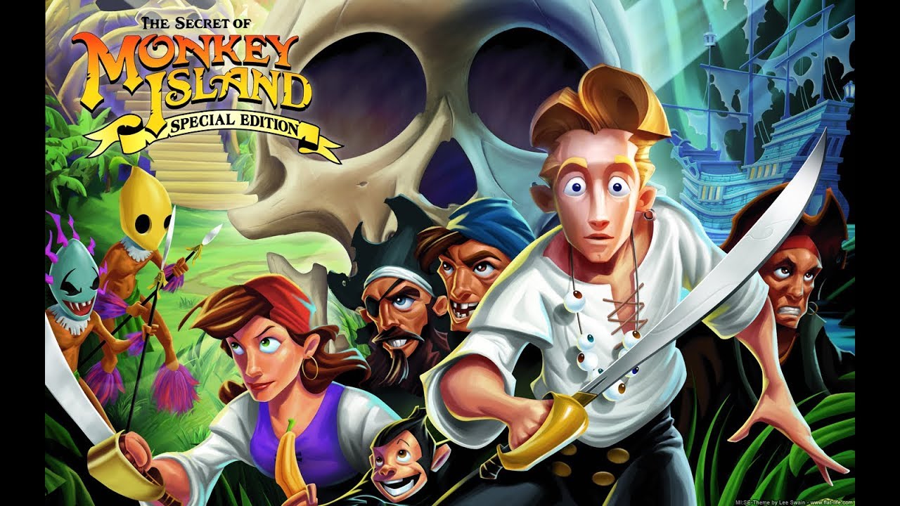 Monkey island прохождение. Гайбраш Трипвуд. The Secret of Monkey Island: Special Edition. Monkey Island 2 Special Edition обложка. The Secret of Monkey Island Special Edition лого.