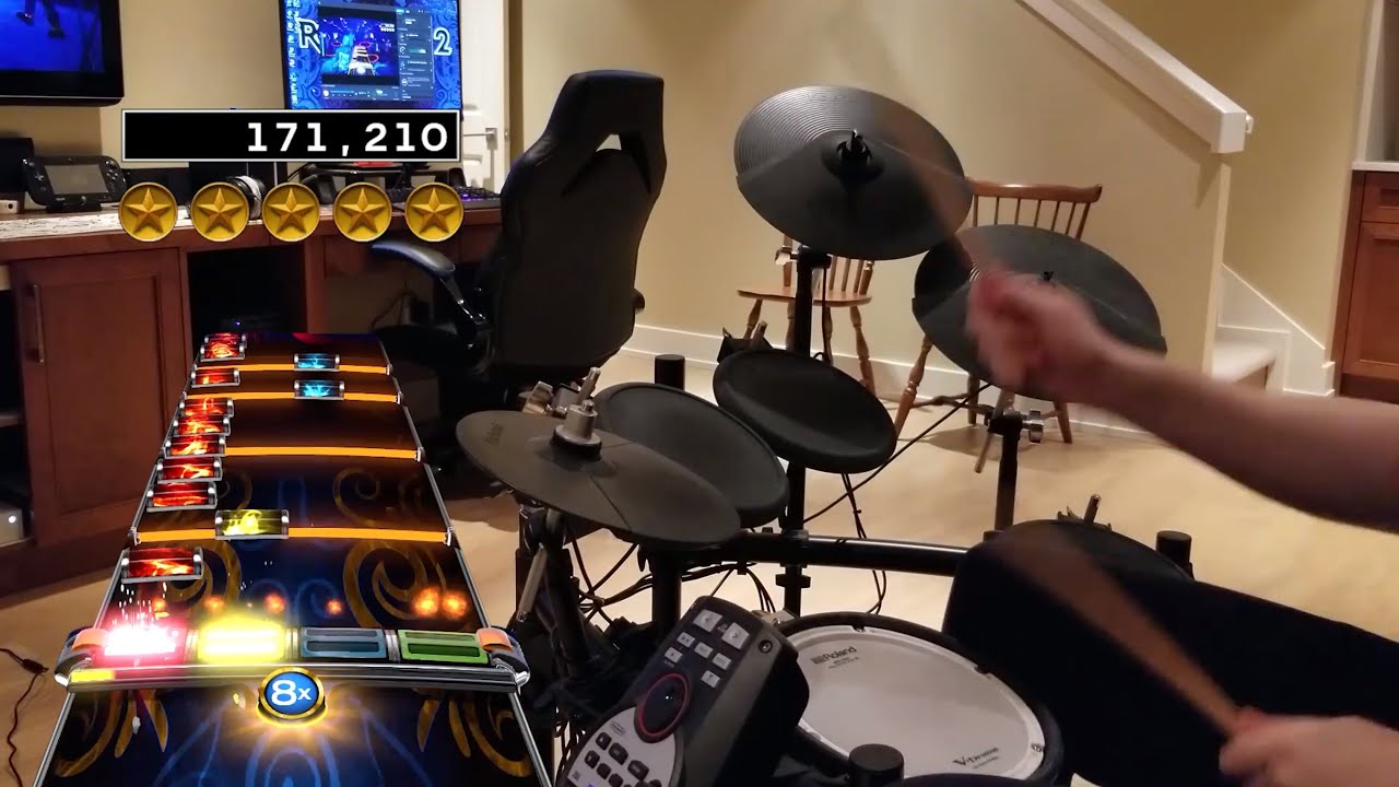 Purple Haze by The Jimi Hendrix Experience | Rock Band 4 Pro Drums 100% FC