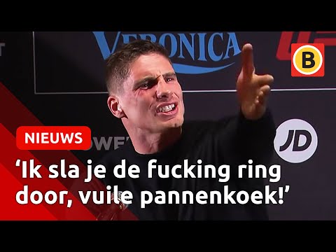 Rico Verhoeven tegen Hesdy Gerges: 'Ik sla je de hele fucking ring door, vuile pannenkoek!'