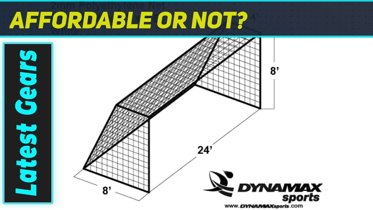 Dynamax Sports Tournament Soccer Goal Net: Unbreakable Performance!