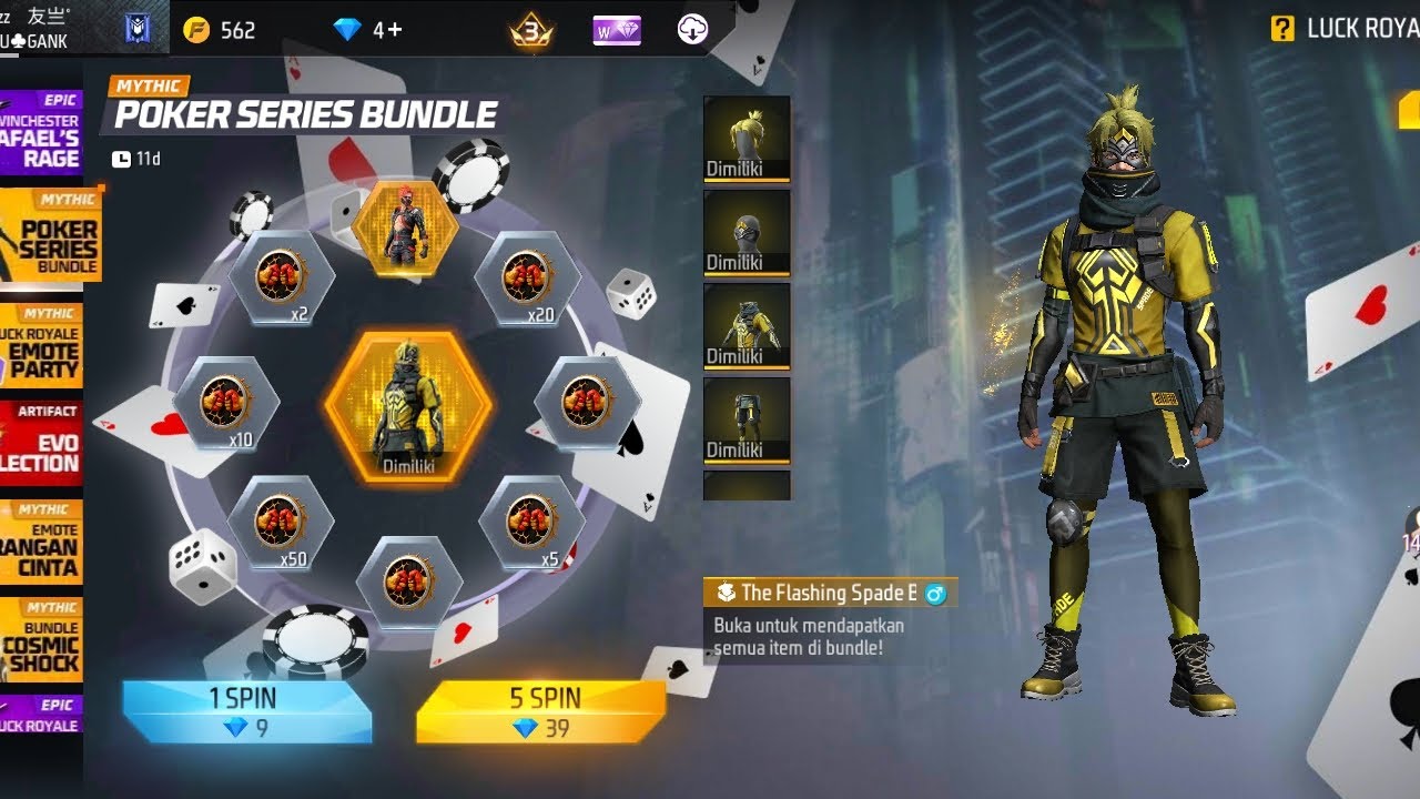 Spin poker kuning part 2, kira kira habis berapa diamond ya🤔