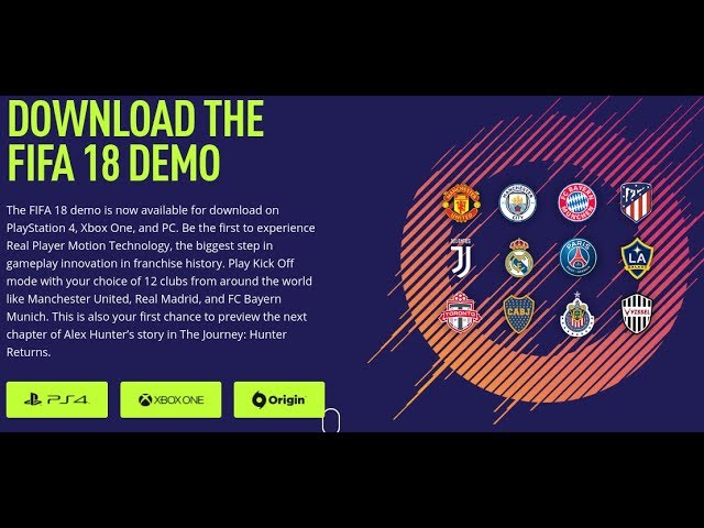 FIFA 18 Demo - Download