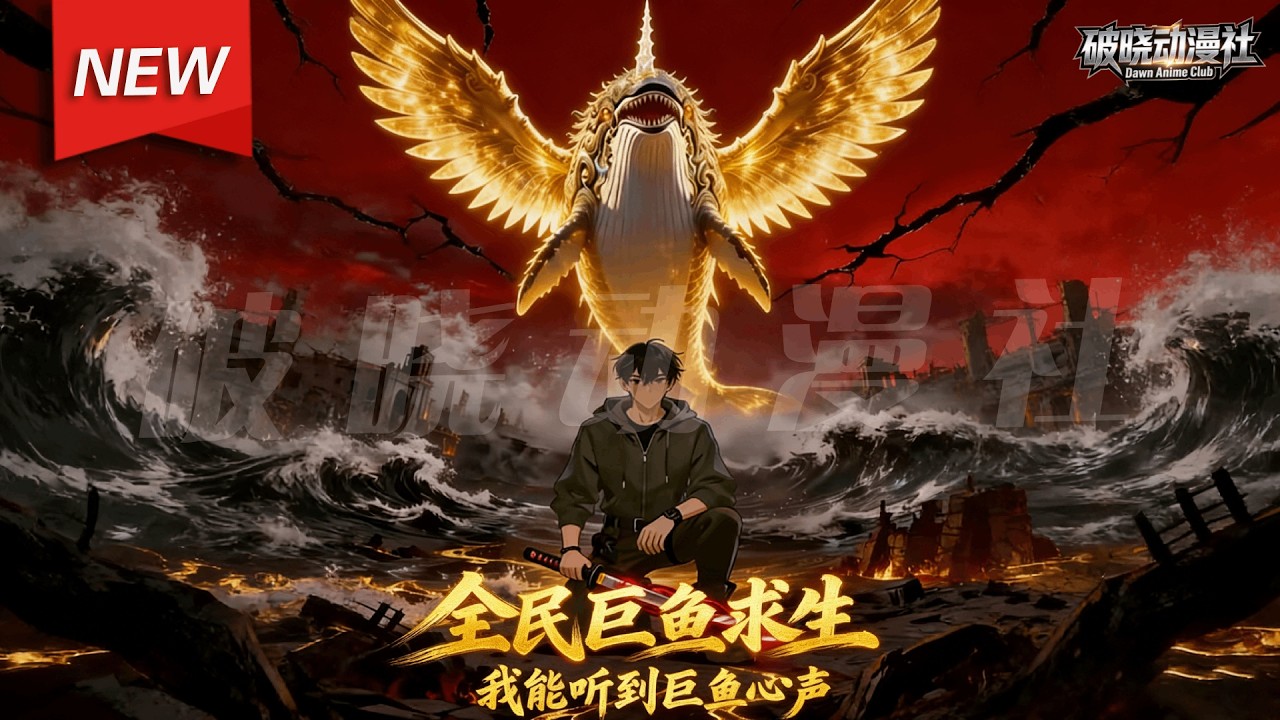 MULTISUB📢新番上线《全民巨鱼求生，我能听到巨鱼心声》第1~64集丨全民穿越海洋世界，在巨鱼胃中生存，所有人挣扎之时，周文凭借听到巨鱼心声能力，一路养出毁天灭地的深海霸主！#漫剧 #破晓动漫社