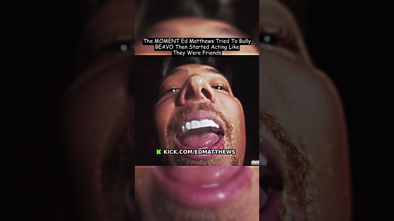 Ed Matty pours drink on BEAVO then tries to play it off 