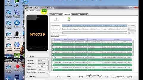 How To Flash Symphony G100 With Customer Care File By Flash Tool