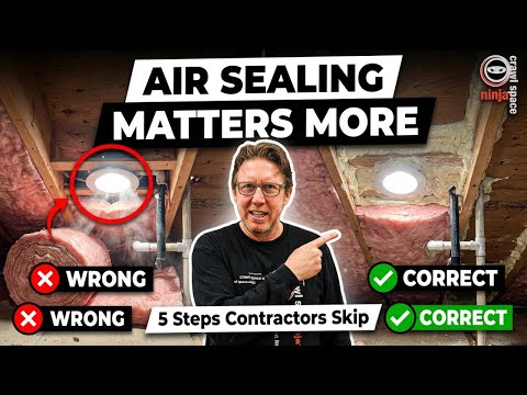Contractors Are Skipping This | Why Air Sealing Matters More Than Insulation