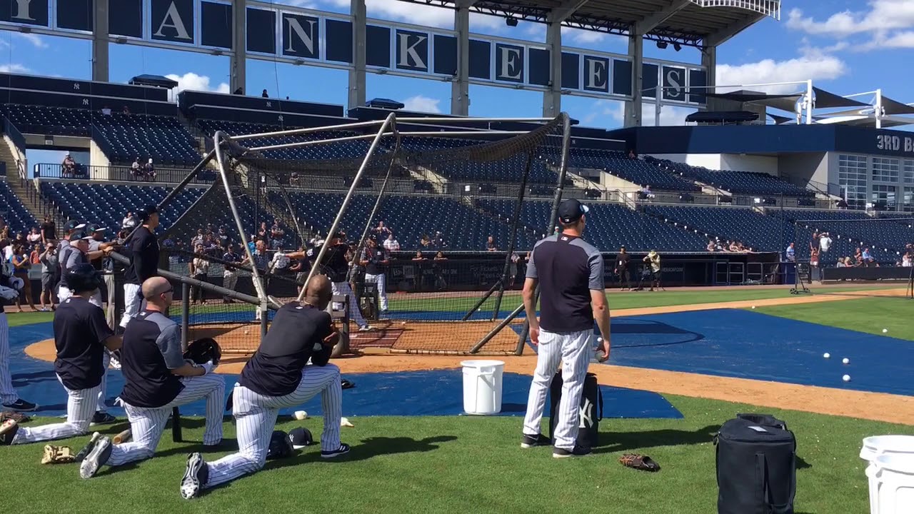 Yankees Batting Practice Gives Glimpse Of Stanton & Judge