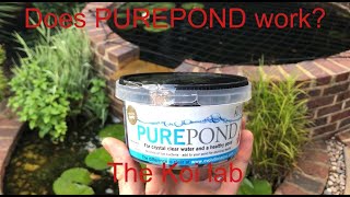 How well does PUREPOND work