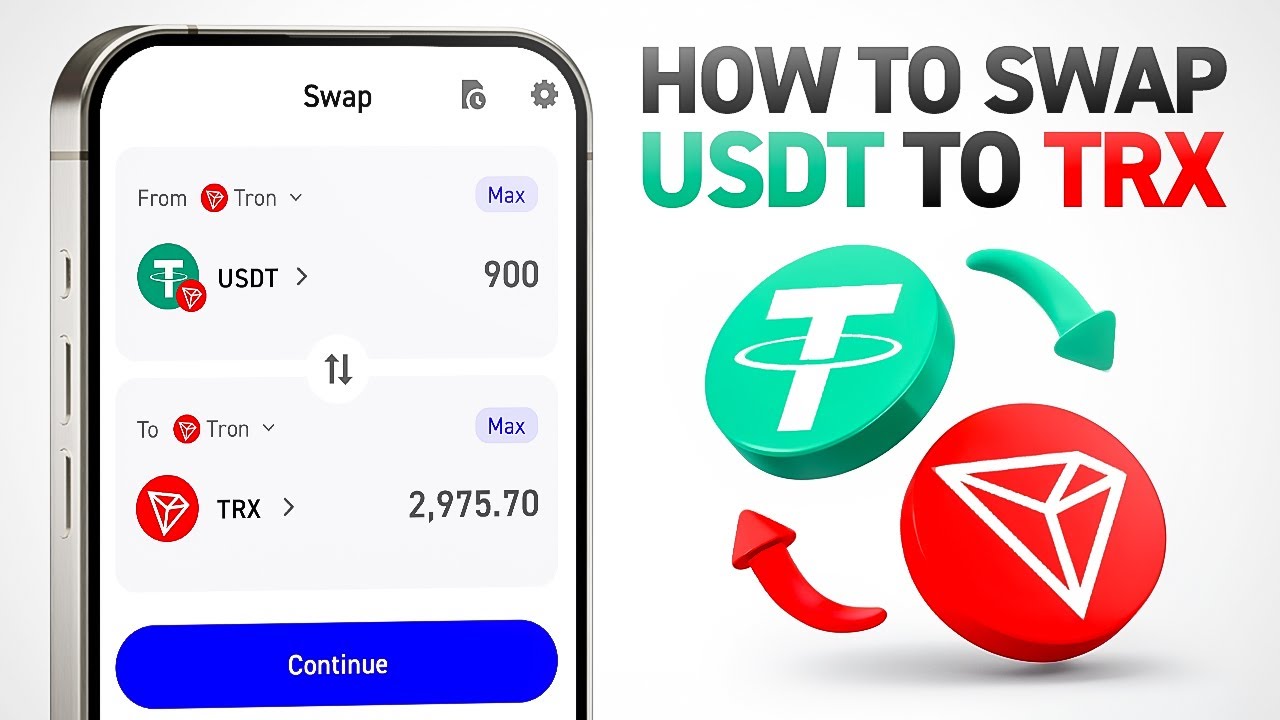 How to Swap USDT TRC-20 to TRX on TRON (Trust Wallet & TronLink)