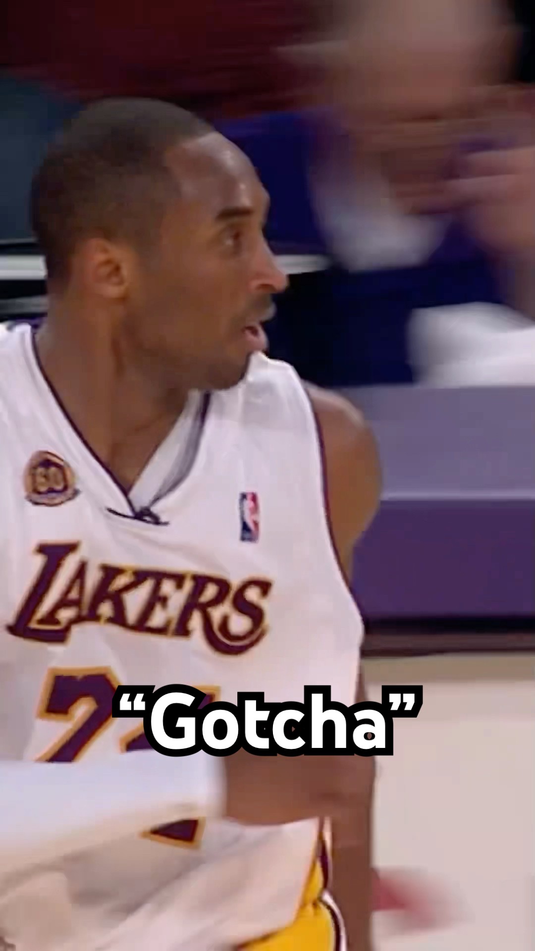 Kobe’s classic “gotcha” mic’d up moment on Christmas Day in 2007