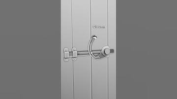 Automatic Gate Latch System #shorts Automatic door lock \\ #ideas Wooden gate latch #gatelatch