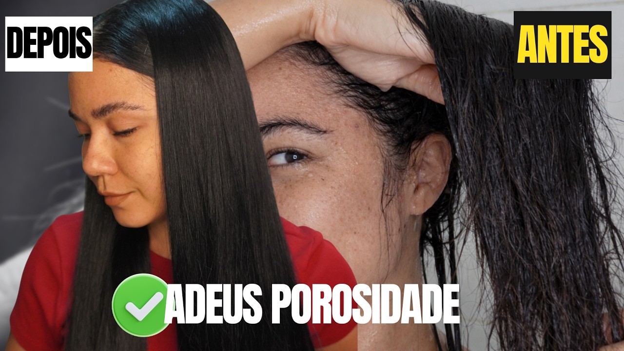 Cronograma capilar para salvar o cabelo poroso 🔥