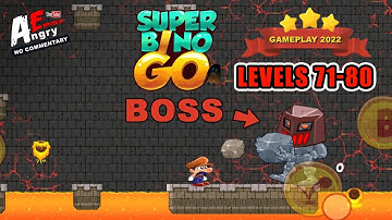Super Bino Go - Levels 71-80 + BOSS (Android Gameplay)