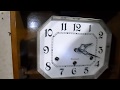 Часы  настенные механические СССР с боем часов и четвертей часа 1968 г.