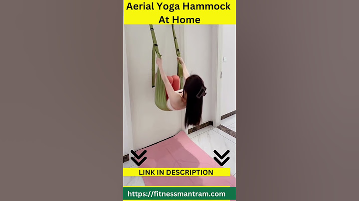 Aerial Yoga Hammock At Home | best aerial yoga hammock | #shortsvideo   |#viral | @fitnessmantram