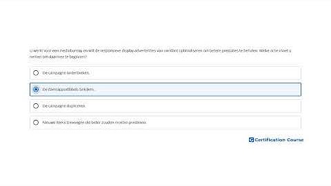U werkt voor een mediabureau en wilt de responsieve display-advertenties van uw klant optimaliseren
