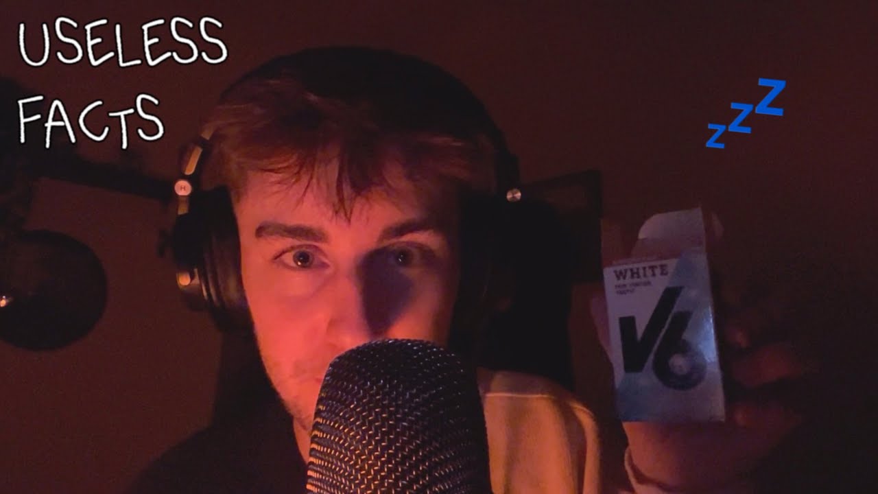 ASMR telling you useless facts (gum chewing) - YouTube