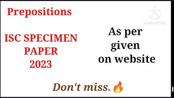 ISC ICSE PREPARATIONS #isclanguage   #iscboards #icsenglish #iscenglishsolution #iscenglish #isc