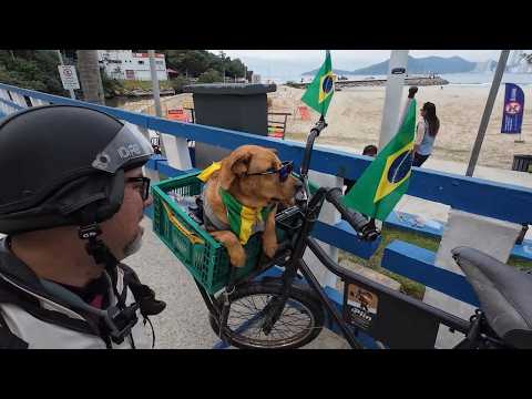 FUI PARA ITAJAÍ DE BIKE E OLHA QUEM ENCONTREI NA VOLTA...