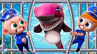 Baby Police Save Shark Pregnant | Baby Police Officer Song | Funny Kids Songs & More Nursery Rhymes