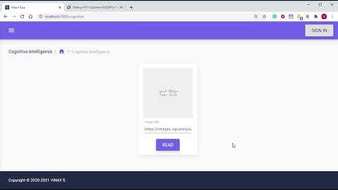 React OCR App Using Azure  Cognitive Intelligence
