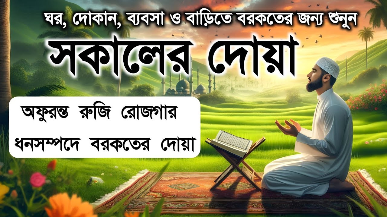 সকালটা শুরু হোক হৃদয় শীতল করা বরকতময় আয়াত দিয়ে। সকালের দোয়া ও জিকির। Morning Dua Full by Alaa Aqel