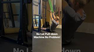 Resistance Band Lat Pull-down #shorts #strengthtraining #homegymtraining