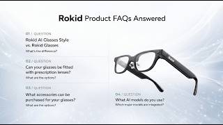 Rokid Product FAQs Answered | Episode 1