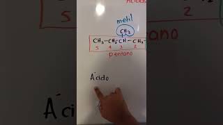 NOMENCLATURA de ÁCIDOS CARBOXÍLICOS #ciencia #química #químicaorgánica