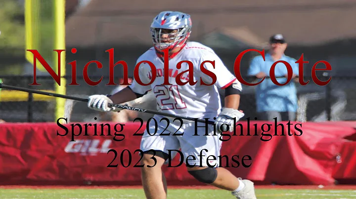 Nicholas Cote: 2022 Spring Highlights