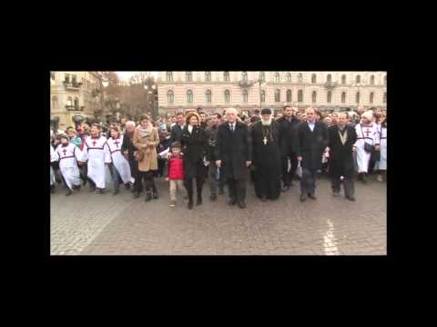 საკრებულოს თავმჯდომარე და დეპუტატები ალილოს მსვლელობას თავისუფლების მოედანზე შეუერთდნენ