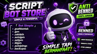 SCRIPT BOT SIMPLE STORE TERBARU || COCOK UNTUK ANAK JB || LINK MEDIAFIRE