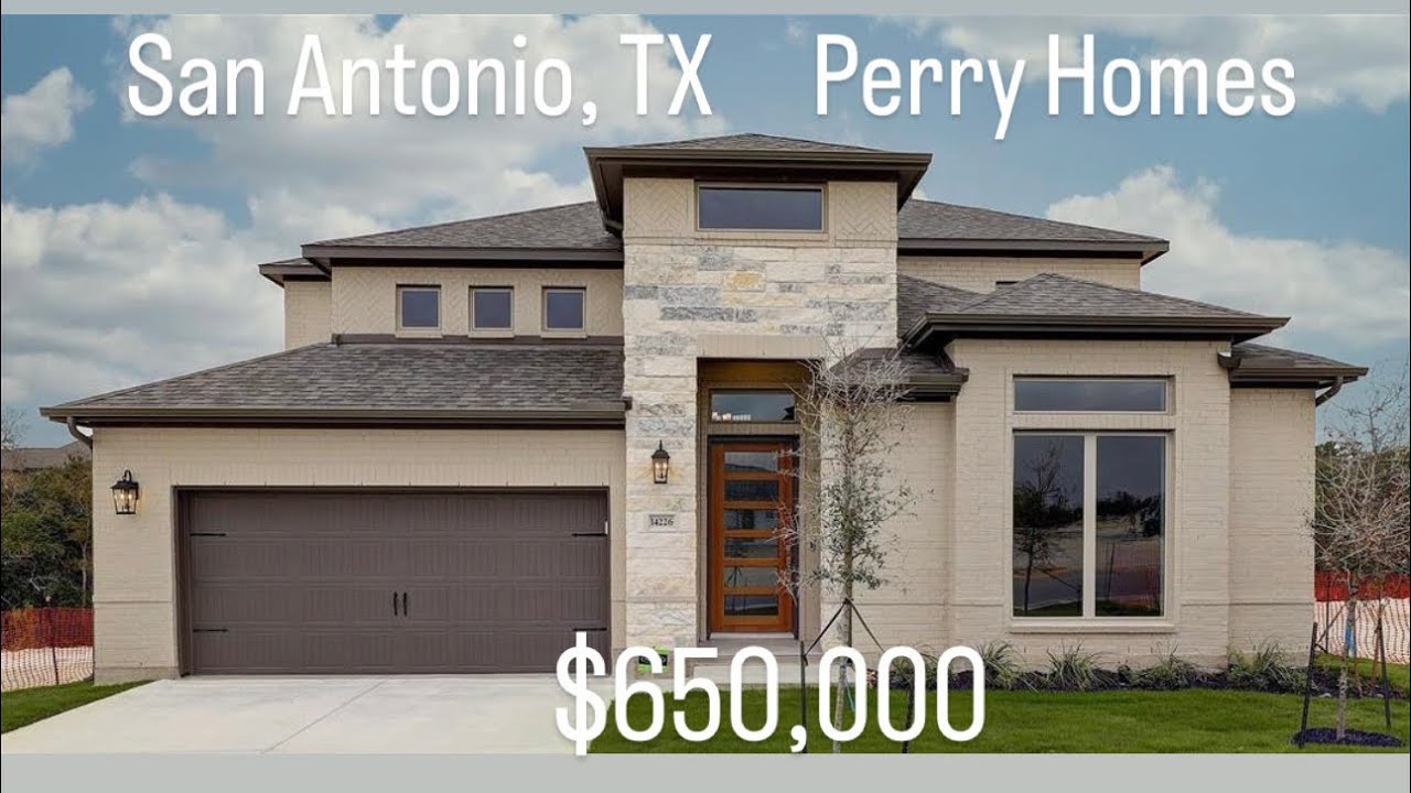 HUGE NEW PERRY HOME FOR SALE IN SAN ANTONIO TX 3500 SQFT W MEDIA ROOM