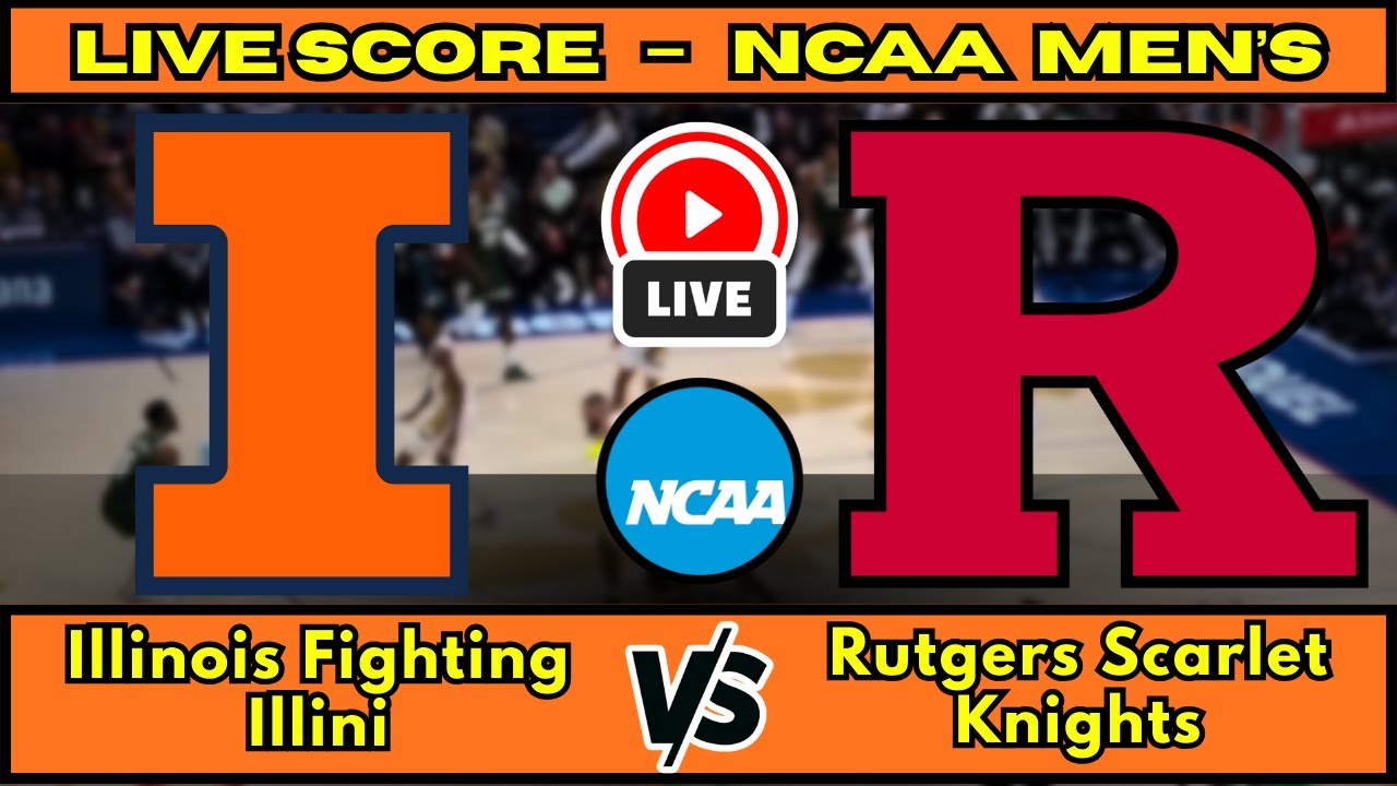 🔴 Illinois Fighting Illini vs Rutgers Scarlet Knights | NCAA Men’s Basketball | Live Score Jan 8