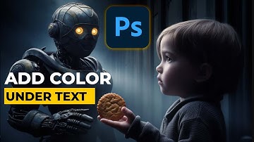 How To Add Background Color Under Text In Photoshop