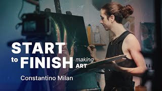 Watch This Teen Professional Artist Paint a Masterpiece