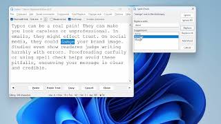 Polish Your Paste with Quick Clipboard Editor Spell Check