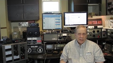 Ham Radio Basics--Jim, W6LG, Shows His Station