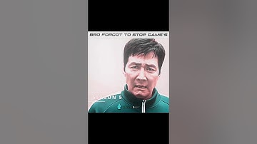 "Bro Forgot" 💀|| Gi-Hun Edit || Squid Game 1/2 #bome