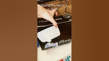 Unboxing PlayStation one and play #90s #retrogaming #2000s #nostalgiaplaystation #retrogameroom #yt