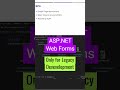 ASP.NET - Web Forms Legacy Dev | .Net Framework - 04 #dotnet