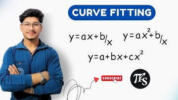 Curve fitting | Fitting a curve | Parabola curve fitting #tks #curvefitting #parabola